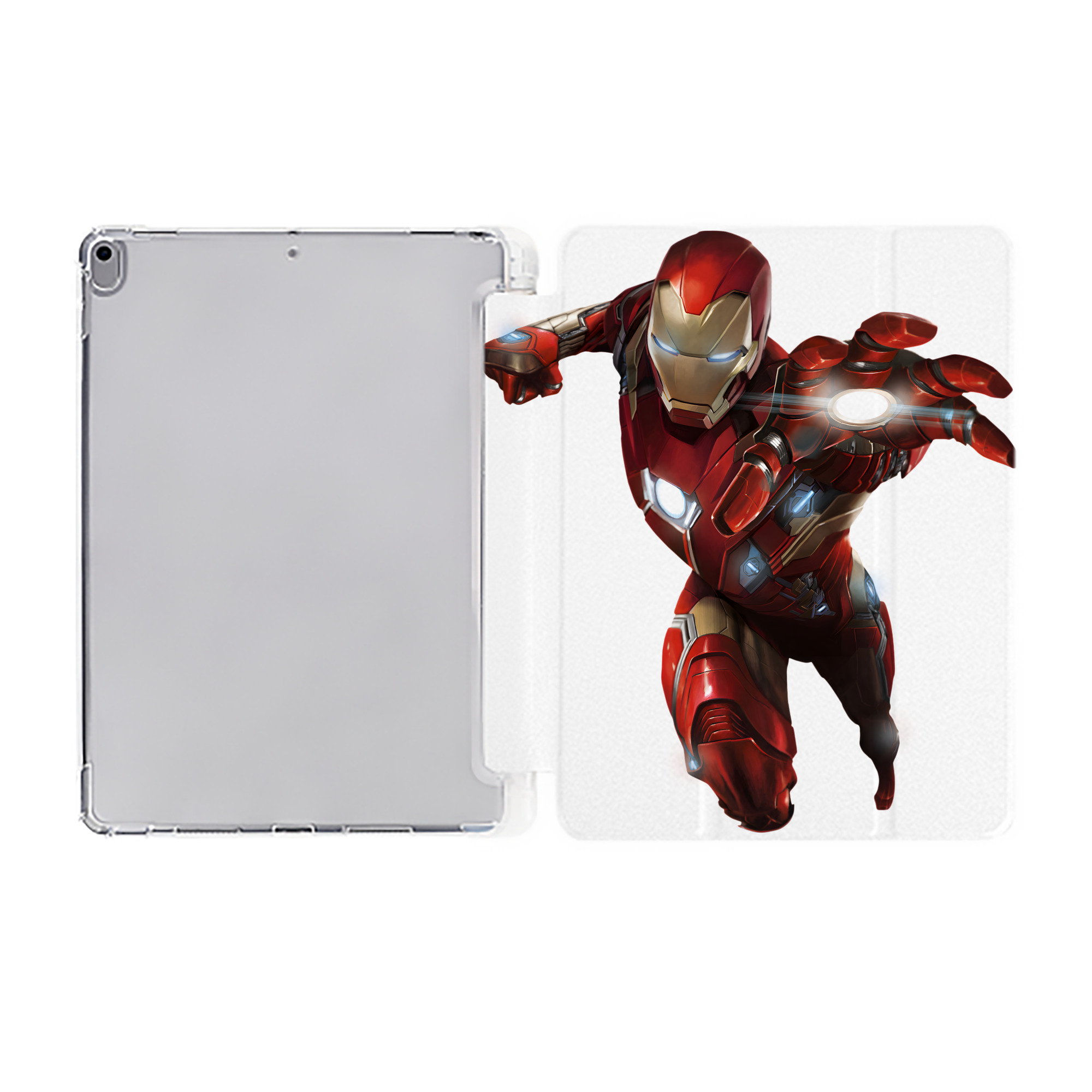 （画像用） アベンジャーズ The Avengers IPad ケース ペン収納付き 三つ折りスタンド PUレザー×シリコン 対応機種9.5/10.5/10.9インチ